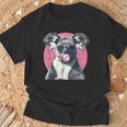 コアラ愛好家のためのサングラスバブルガム付きコアラ Tシャツ 高齢者への贈り物