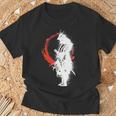 ゴーストサムライ 戦国武将 刀 アニメ マンガ 恋人 Tシャツ 高齢者への贈り物