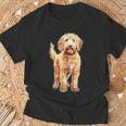 ゴールデンドゥードル犬 Tシャツ 高齢者への贈り物