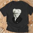 ショーペンハウアー実存主義哲学 Tシャツ 高齢者への贈り物