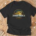 ジュラシック・ワールド リバース ムービーロゴ Tシャツ 高齢者への贈り物