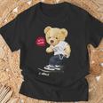 スケートボーダー クマ Tシャツ 高齢者への贈り物