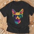 スフィンクス猫スフィンクス猫カナダ猫スウィートスフィンクス猫 Tシャツ 高齢者への贈り物