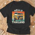 タイのお土産 旅行ギフト ホリデー タイのデザイン Tシャツ 高齢者への贈り物