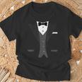 タキシード ハロウィン 結婚式 新郎 プロム コスチューム おもしろtシャツ Tシャツ 高齢者への贈り物
