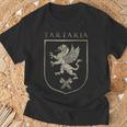 タルタリア-タルタリア帝国グリフィン、タルタリア家紋 Tシャツ 高齢者への贈り物