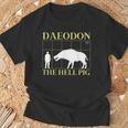ダエオドン 地獄の豚 先史時代の絶滅した豚 Tシャツ 高齢者への贈り物
