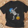 ダビング 水球 スケルトン ハロウィン 骨 ダブダンス Tシャツ 高齢者への贈り物