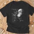 ダーウィン 生命の木 進化 科学シャツ 生物学 オタク Tシャツ 高齢者への贈り物