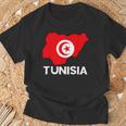 チュニジア国旗 地図 チュニジアのルーツ チュニジア プライド チュニジア Tシャツ 高齢者への贈り物