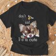 チワワ ロングヘア チワワ ロングヘア 子犬 犬好き Tシャツ 高齢者への贈り物