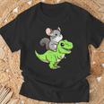 チンチラ T-Rex 恐竜 ペット おもしろい ティラノサウルス Tシャツ 高齢者への贈り物