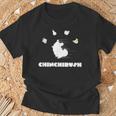 チンチラッシュ Chinchirush チンチラ 小動物 Animal Tシャツ 高齢者への贈り物