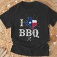 テキサス州旗 バーベキューギフト テキサスバーベキュー Tシャツ 高齢者への贈り物