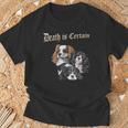 デス・イズ・サステイン・ファニー・キャバリア・キング・チャールズ・スパニエル Tシャツ 高齢者への贈り物