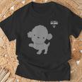 トイプードルシリーズ「シルバー（グレー）」 Tシャツ 高齢者への贈り物