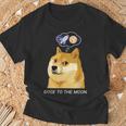 ドージコインdogecoin Hodl 月へ月にto The Moon 暗号通貨doge Memeドージミーム Tシャツ 高齢者への贈り物