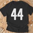 ナンバー44インチホワイトポケットスタイルバージョン。 Tシャツ 高齢者への贈り物