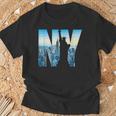 ニューヨーク市のデザインnyc自由の女神アーバン Tシャツ 高齢者への贈り物