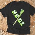 ネギ Negi【The 野菜】葱【変なtシャツ屋さん】面白いポップ デザイン Tシャツ 高齢者への贈り物
