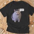 ハァ・キャット・ミーム Tシャツ 高齢者への贈り物
