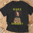 ハイレ・セラシエ・ラスタファリ Tシャツ 高齢者への贈り物