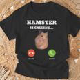 ハムスターミームが呼んでいます Tシャツ 高齢者への贈り物