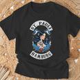 ハンブルク ザンクトパウリ レーパーバーン 港 セーラー タトゥー ガール Tシャツ 高齢者への贈り物