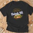 バインミー 屋台の食べ物 バゲット ヴィンテージ ベトナム レトロ お土産 Tシャツ 高齢者への贈り物
