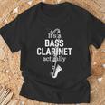 バスクラリネット奏者のためのクラリネットユーモア 面白いバスクラリネット Bass Clarinet Tシャツ 高齢者への贈り物
