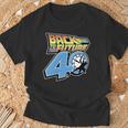 バック・トゥ・ザ・フューチャー 40周年記念ステッカー コラージュ F&B Tシャツ 高齢者への贈り物