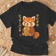 バブルティー レッサーパンダ ボバ カワイイ タピオカ アニメ かわいい Tシャツ 高齢者への贈り物