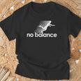 バランスが取れない スポーツとユーモアのための面白いパロディデザイン Tシャツ 高齢者への贈り物