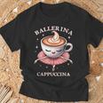 バレリーナ カプチーノ おもしろスローガン イタリアンブレイン レッド Tシャツ 高齢者への贈り物