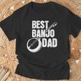 バンジョーパパ バンジョーインストラクター カントリーミュージック 父の日 Tシャツ 高齢者への贈り物