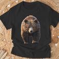 ヒグマ グリズリー ベア ブラザーズ フォレスト ワイルド ヒグマ Tシャツ 高齢者への贈り物