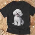 ビションフリーゼ 犬 モチーフ ペット イラスト ビションフリーゼ Tシャツ 高齢者への贈り物