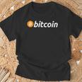 ビットコインbtcロゴ暗号トレーダーマイナーホドルムーンフリーダムギフト Tシャツ 高齢者への贈り物