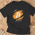 ビットコインプランbの時間です Tシャツ 高齢者への贈り物