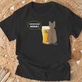ビールをすすめるねこ2 猫 ビール Cat Beer Tシャツ 高齢者への贈り物