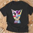 ピカソ 猫 Tシャツ 高齢者への贈り物