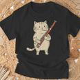 ファゴット猫ミュージシャン レトロ キュート バンド オーケストラ Tシャツ 高齢者への贈り物