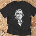 フレデリック・ショパン作曲家の肖像画 Tシャツ 高齢者への贈り物