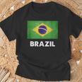 ブラジル国旗tシャツ Tシャツ 高齢者への贈り物