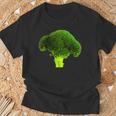 ブロッコリー 写真 エンブレム Broccoli Photo Emblem Tシャツ 高齢者への贈り物