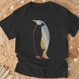 ペンギン レトロスタイル ビンテージ Tシャツ 高齢者への贈り物