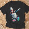 ボウリングピン ダビングサングラス ボウラープレイヤー キッズ メンズ レディース Tシャツ 高齢者への贈り物