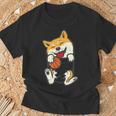 ポケット 柴犬 バスケットボール かわいい バラー 犬 メンズ レディース キッズ Tシャツ 高齢者への贈り物