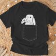 ポケットうさぎ ウサギ好き うさぎ好き うさぎの飼い主 おもしろ うさぎ 兎 Tシャツ 高齢者への贈り物
