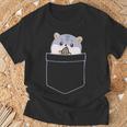 ポケットに入ったハムスター Tシャツ 高齢者への贈り物